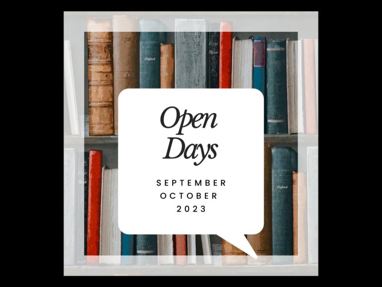 Open Days 2023 – Ημέρες Γνωριμίας – Δια ζώσης ή Online
